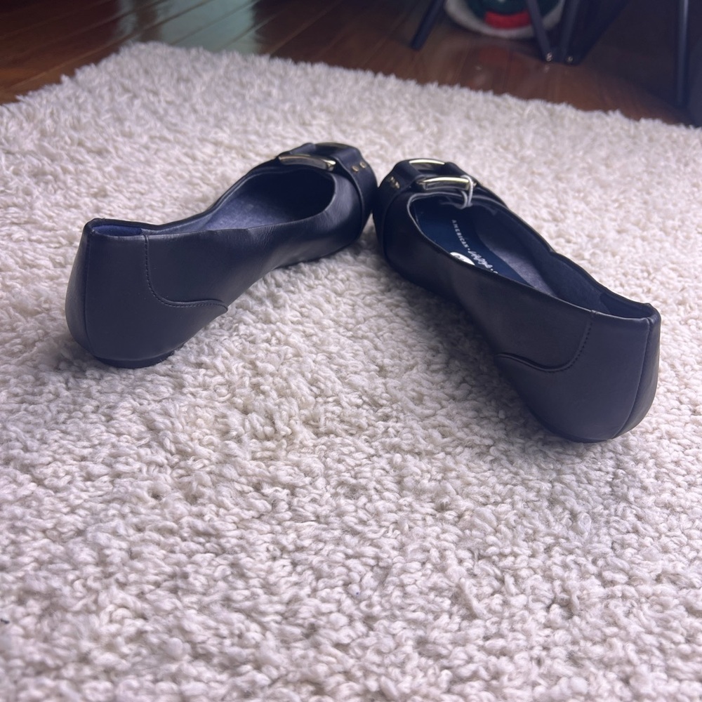 DR SCHOLL’S WOMENS BLACK MEMORY FOAM BALLET FLATS WITH TOE DESIGN SZ 7 NWT - Picture 11 of 11